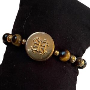 Rustic‎ Cuff Beaded Bracelet